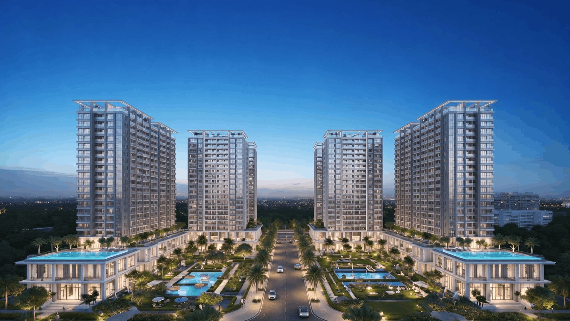 Những tòa nhà mẫu của dự án Ora Park Long An